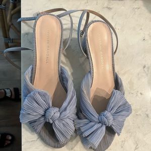 LOEFFLER RANDALL DAHLIA BOW HEELS 2 inch